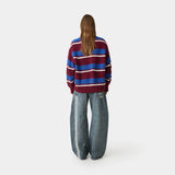 Morgan Blue Balloon Denim Pants Pants Eme Studios