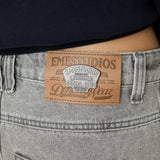 Morgan Grey Balloon Denim Pants Pants Eme Studios
