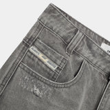 Morgan Grey Balloon Denim Pants Pants Eme Studios
