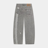 Morgan Grey Balloon Denim Pants Pants Eme Studios