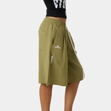 New Casse Forest Waffle Jorts Shorts Eme Studios