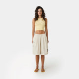 New Casse Off Sand Waffle Jorts Shorts Eme Studios