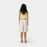 New Casse Off Sand Waffle Jorts Shorts Eme Studios