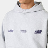 Odd Heather Grey Oversized Hoodie Hoodies Eme Studios