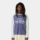 Paradise Navy Long Sleeve T-shirts Eme Studios