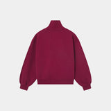 Peak Burgundy Half Zip Sweatshirts Eme Studios