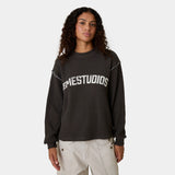 Polly Fawn Waffle Long Sleeve T-shirts Eme Studios