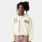 Priscila Off Sand Full Zip Hoodies Eme Studios