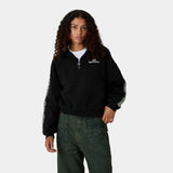 Puller Black Waffle Half Zip Hoodies Eme Studios