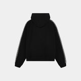 Puller Black Waffle Half Zip Hoodies Eme Studios