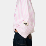 Roguish Fucsia Striped Long Sleeve T-shirts eme