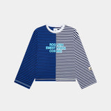 Roguish Sky Striped Long Sleeve T-shirts Eme Studios