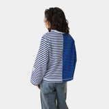 Roguish Sky Striped Long Sleeve T-shirts Eme Studios
