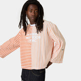 Roguish Tangerine Striped Long Sleeve T-shirts Eme Studios