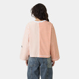 Roguish Tangerine Striped Long Sleeve T-shirts Eme Studios