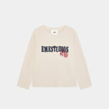 Salt Off Sand Waffle Long Sleeve T-shirts Eme Studios