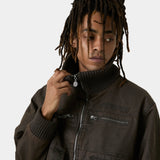 Sess Fawn Leather Jacket Outerwear Eme Studios