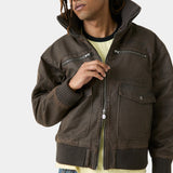 Sess Fawn Leather Jacket Outerwear Eme Studios