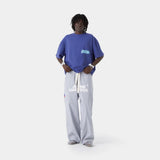 Shining Orient Blue Oversized Tee T-shirts eme