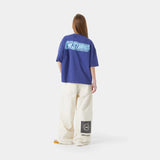 Shining Orient Blue Oversized Tee T-shirts eme