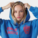 Slice Nebulas Blue Full Zip Hoodies Eme Studios