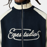 Soffy Navy Zipper Knit Knitwear Eme Studios
