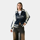 Soffy Navy Zipper Knit Knitwear Eme Studios