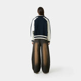 Soffy Navy Zipper Knit Knitwear Eme Studios