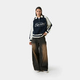 Soffy Navy Zipper Knit Knitwear Eme Studios