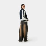 Soffy Navy Zipper Knit Knitwear Eme Studios