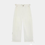 Solan White Pants Woman Pants Eme Studios