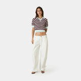 Solan White Pants Woman Pants Eme Studios