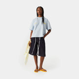 Speeding Up Cobalt Oversized Tee T-shirts eme