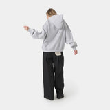 Ssamo Heather Grey Oversized Hoodie Hoodies Eme Studios