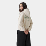 Stamp Off Sand Oversized Hoodie Hoodies Eme Studios