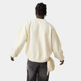Staple Off Sand Oversized Crewneck Sweatshirts Eme Studios