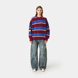 Stoke Burgundy Knit Sweater Knitwear Eme Studios