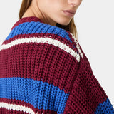 Stoke Burgundy Knit Sweater Knitwear Eme Studios