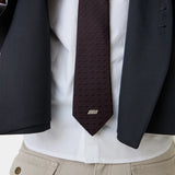 Symm Burgundy Tie Accesories Eme Studios