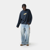 Thrill Navy Long Sleeve T-shirts eme