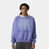 Uriel Broken Plum Oversized Crewneck Sweatshirts Eme Studios