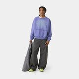 Uriel Broken Plum Oversized Crewneck Sweatshirts Eme Studios