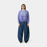 Uriel Broken Plum Oversized Crewneck Sweatshirts Eme Studios