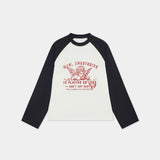 Uriel Navy Long Sleeve T-shirts Eme Studios