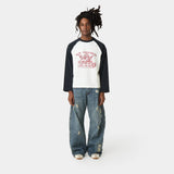 Uriel Navy Long Sleeve T-shirts Eme Studios