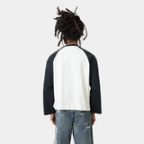 Uriel Navy Long Sleeve T-shirts Eme Studios
