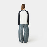 Uriel Navy Long Sleeve T-shirts Eme Studios