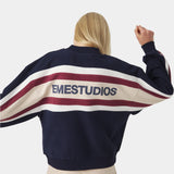 Vanguard Navy Half Zip Sweatshirts Eme Studios