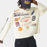 Waffle Off Sand Crewneck Sweatshirts Eme Studios