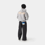 West Heather Grey Oversized Hoodie Hoodies Eme Studios